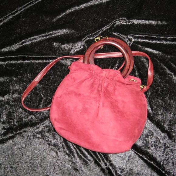 Forever Fossil Vintage Purse Key Wooden Boho beaded floral embroidery Crossbody - Picture 14 of 15